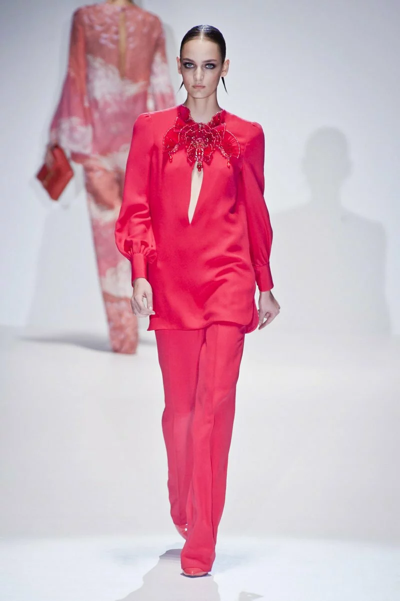 Gucci: Розовый цвет в моде 2013 (коллекции весна-лето)