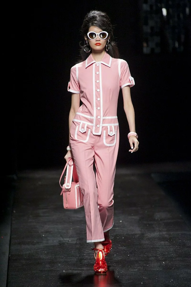 Moschino: Розовый цвет в моде 2013 (коллекции весна-лето)