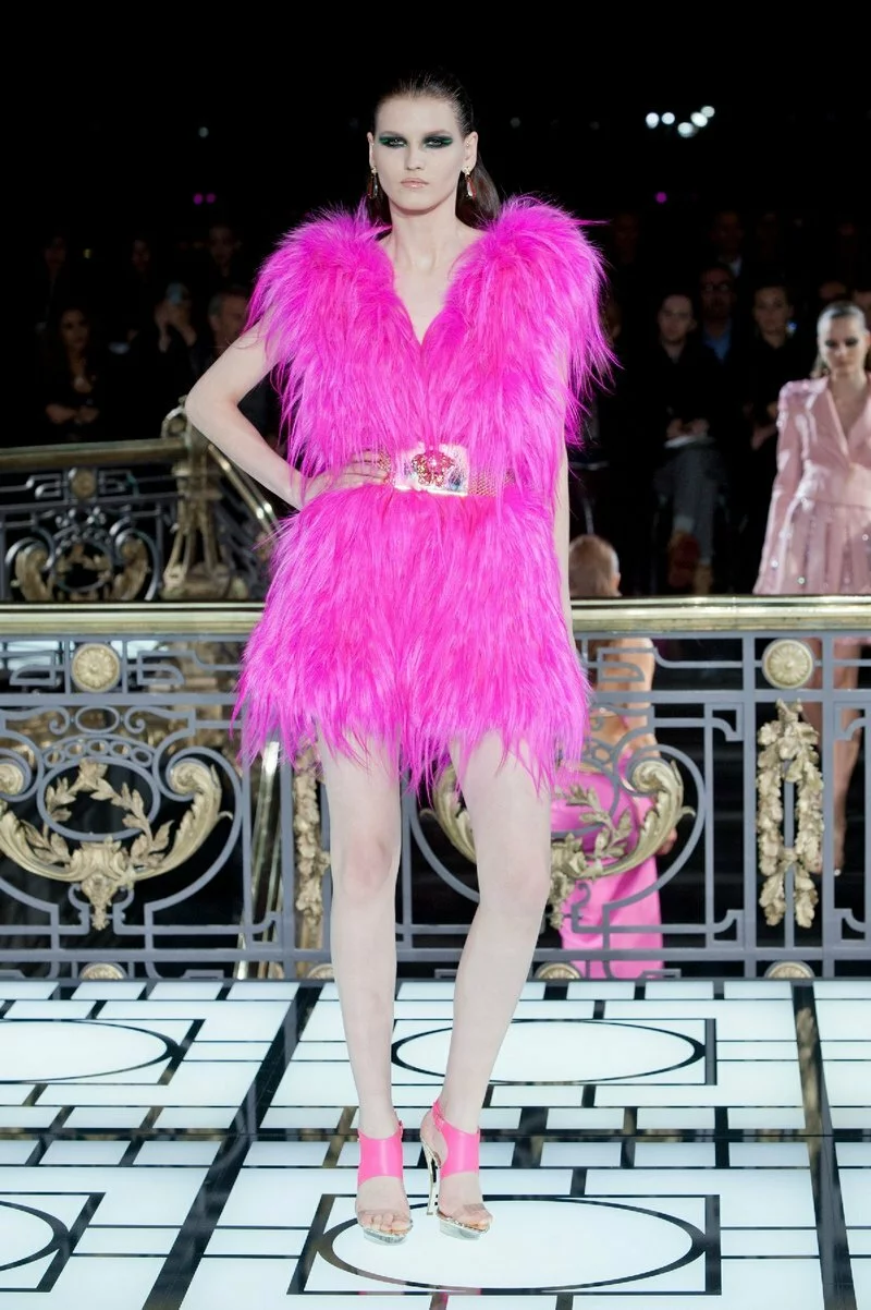 Versace: Розовый цвет в моде 2013 (коллекции весна-лето)